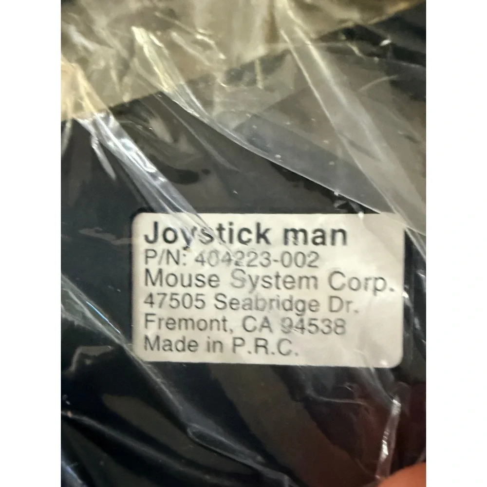Mouse Systems Joystick Man PC Controller OS Black Good 15-Pin Game Port Turbo